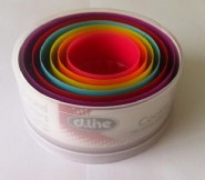 Round Plain and Crinkle Cookie Cutter Set