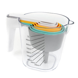 Sprinks Jug with Nesting Measure Cups & Spoons