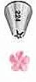 Wilton Nozzle Tip No224 -Drop Flower Tip
