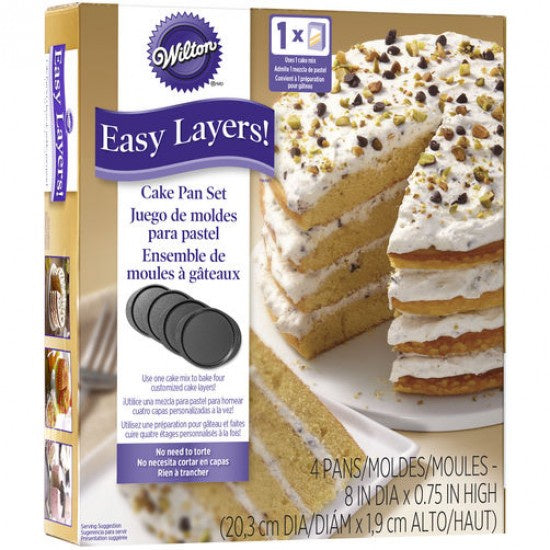 Wilton 4 Piece Easy Layers 8 The Cake Shop