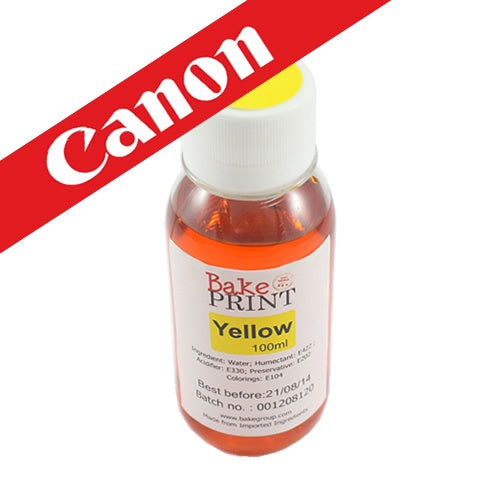 Edible Ink Refill Bottle 100ml - Yellow