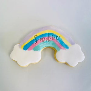 Rainbow Custom Cookies