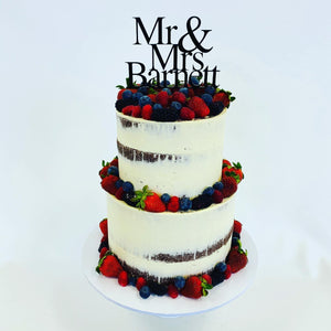 Semi Naked Berry Cake