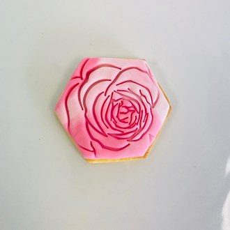 Hexagon Custom Cookies