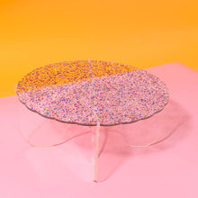 Load image into Gallery viewer, Plateau Gateau 3-Piece Cake Stand (Glitter / Clear)
