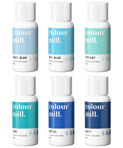 Colour Mill Oil Based Colouring - Blue 6 Pack