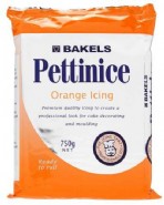 Orange- Bakels Pettinice Fondant