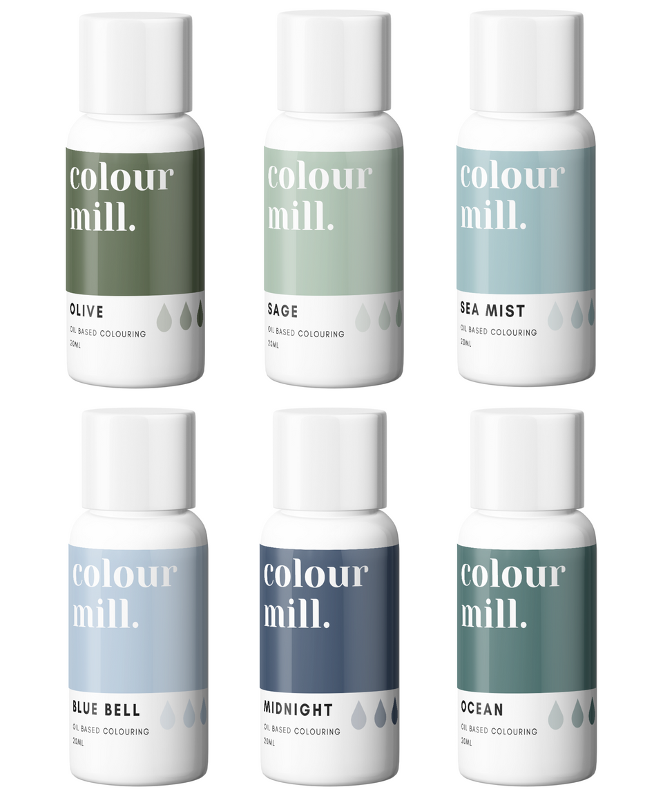 Colour Mill Oil Based Colouring - Coastal 6 Pack