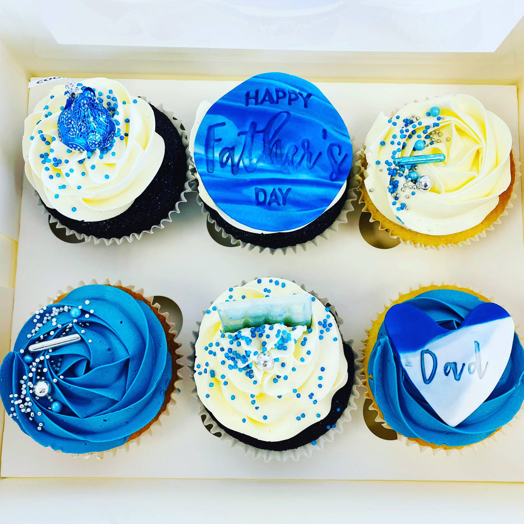 Father's Day Cupcakes - 6 pack