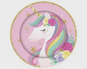 Unicorn Party Plates