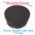 9" Naked Round Standard Chocolate Cake - Frozen