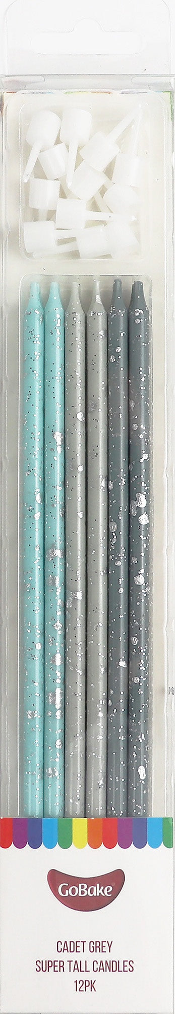 Super Tall GoBake Candles - Ombre Cadet Grey