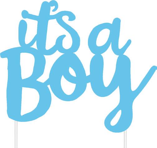 It's a Boy Cake Topper