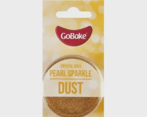 GoBake Pearl Sparkle Dust - Crystal Gold