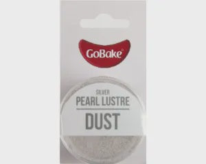 GoBake Pearl Lustre Dust - Silver
