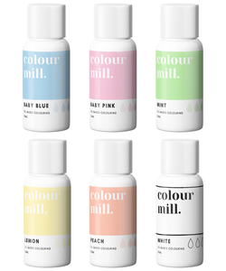 Colour Mill Oil Based Colouring - Pastel 6 Pack