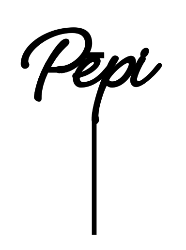 Pēpi Acrylic Topper
