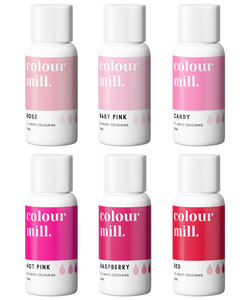 Colour Mill Oil Based Colouring - Pink 6 Pack