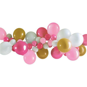 Balloon Garland - Pink & White 40 pack