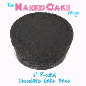 Naked Round Standard Chocolate Cake - Fresh