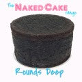 Naked Round Deep Chocolate Cake - Fresh