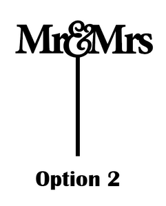 Mr & Mrs Topper (multiple options available)