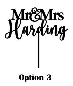 Mr & Mrs Topper (multiple options available)