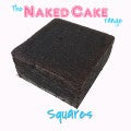 Naked Square Standard Chocolate Cake - Fresh