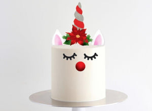 Christmas Themed Cake Card Toppers (3 options available)