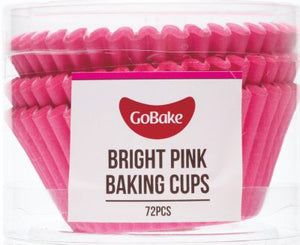 GoBake Bright Pink Baking Cups