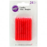 Wilton Red Candles