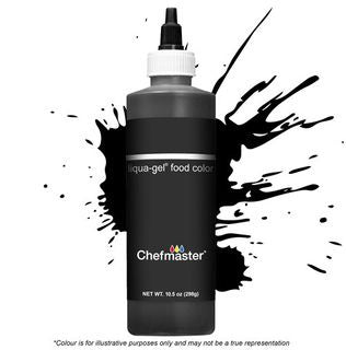 Chefmaster Liqua-Gel Colour - Coal Black 298g