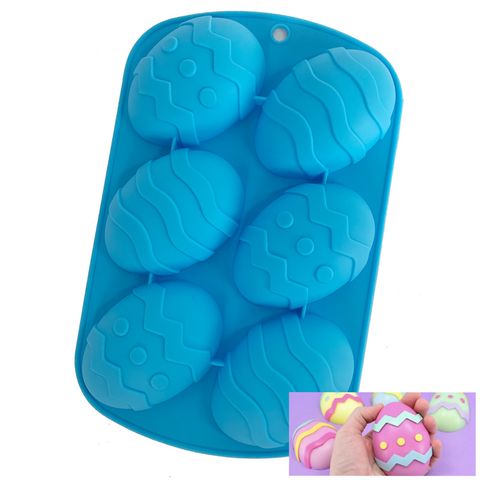 6 Easter Egg Silicone Mould
