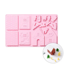 Load image into Gallery viewer, Gingerbread House Silicone Mould
