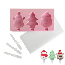 Load image into Gallery viewer, Christmas Popsicle Silicone Mould
