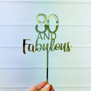 80 & Fabulous Topper (other ages available)