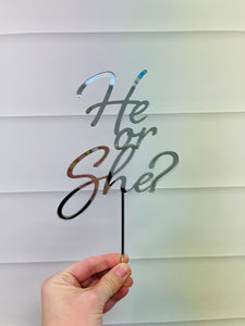 He or She? Topper