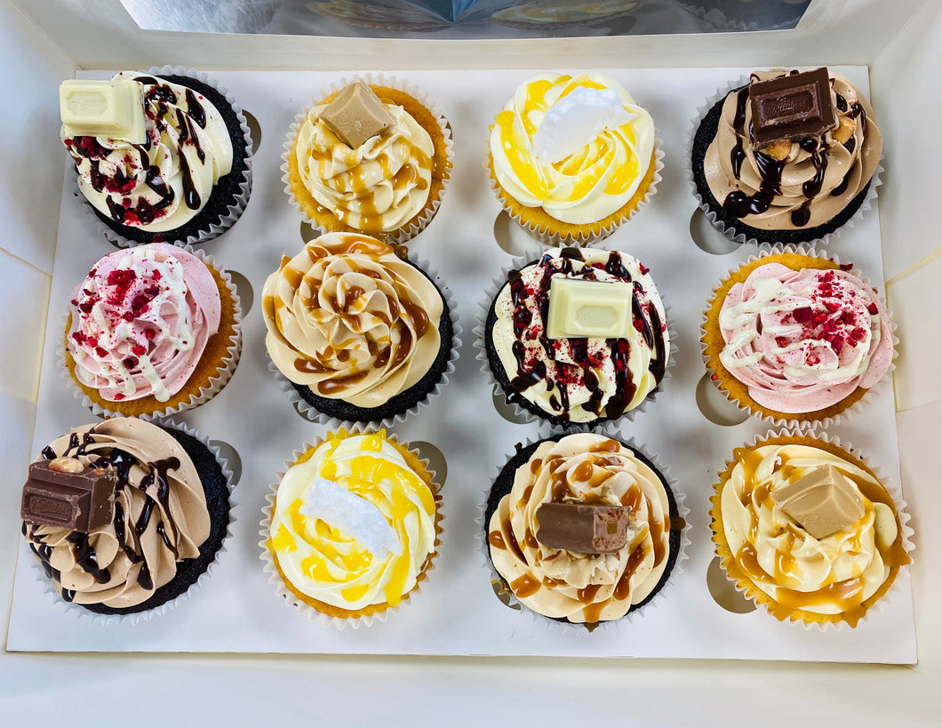 Cupcake  Share Box 2, 6 or 12 Pack