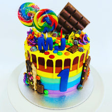 Load image into Gallery viewer, Rainbow Drip Cake
