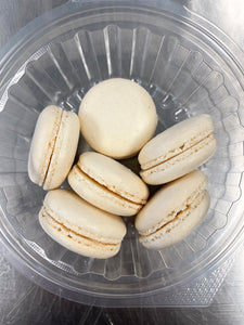 Macarons - Packet of 12 Shells - White/Ivory (Christchurch only)