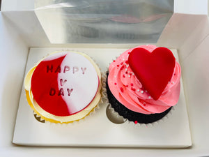Valentine's Day Cupcakes - 2 Pack