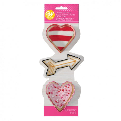 Valentines Cookie Cutter - Set of 3