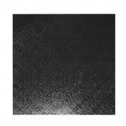 Black 6" Square Cake Board