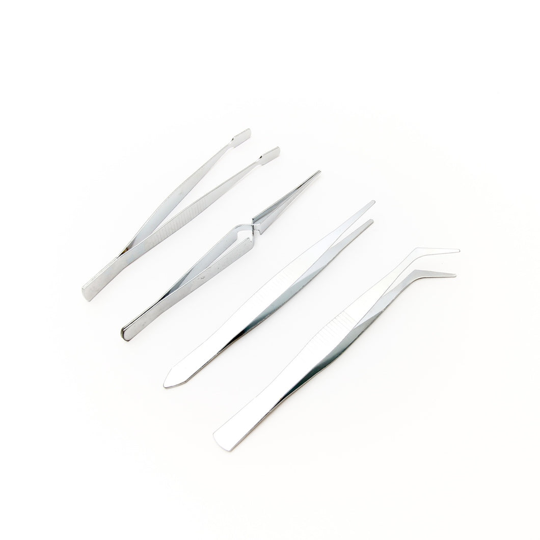 Tweezers - Set of 4
