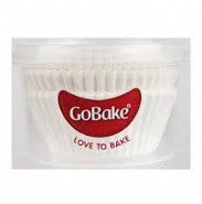 GoBake White Baking Cups